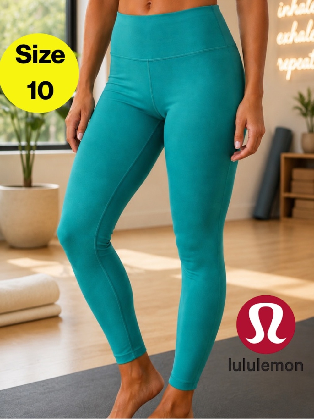 LULULEMON 💚 High-Rise, Full Length, Athletic High-Waist Leggings (Women’s 10)
